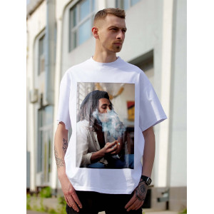  Tricou Bob Marley care fumează